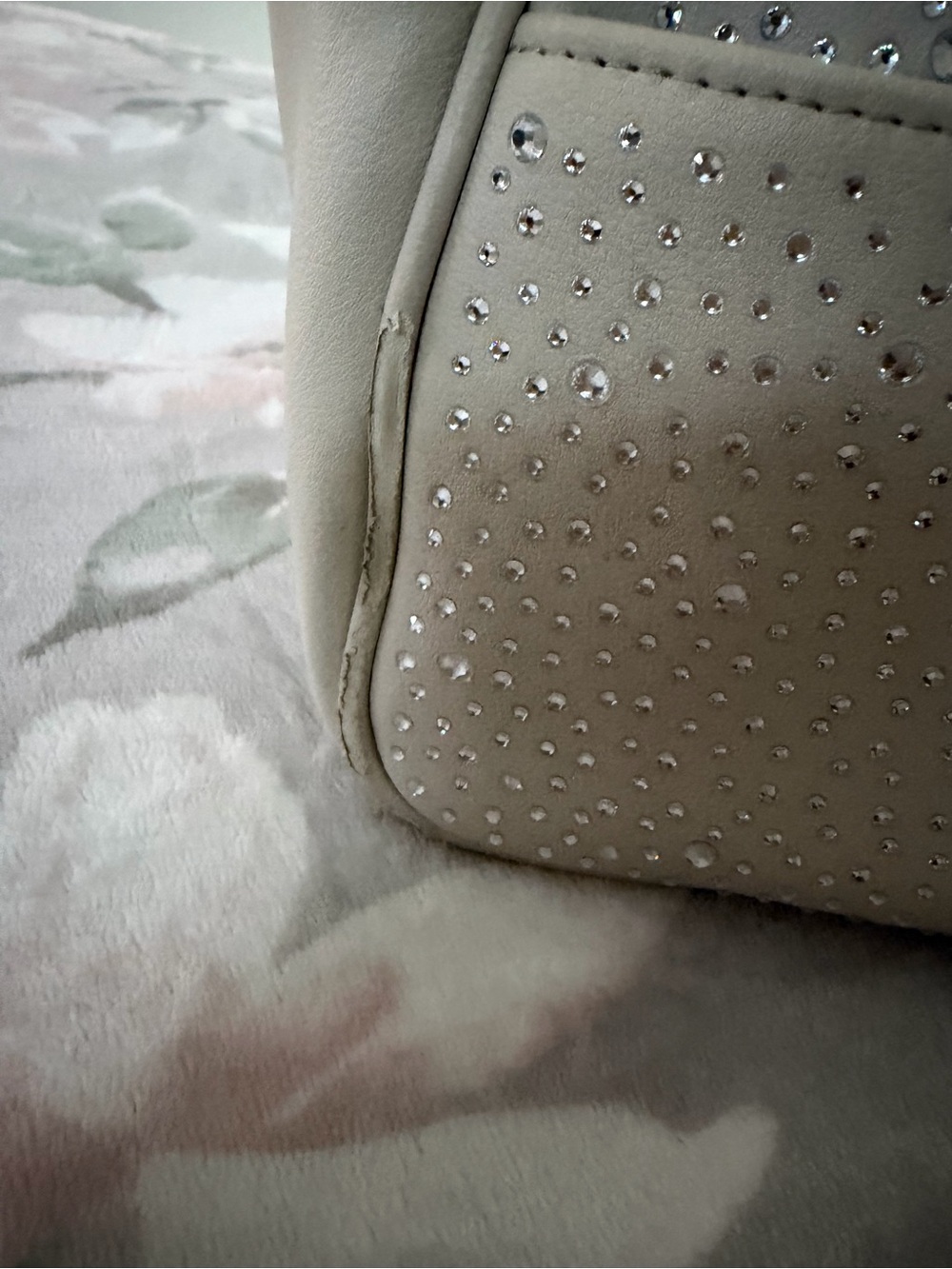 Juicy Couture Cream Rhinestone Mini Backpack - Picture 3 of 3